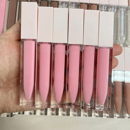 Vegan Waterproof Lip Plumper Glitter Custom Logo Lip Gloss